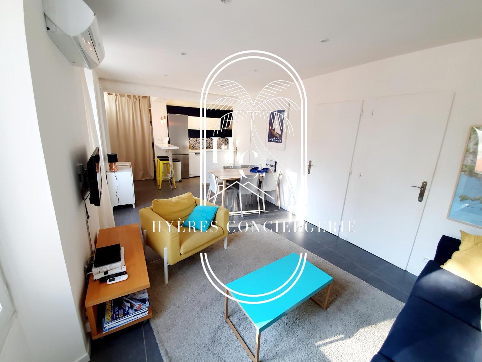 Petit Moulin-T3 Giens-Clim-Parking Apartment Hyères Екстериор снимка