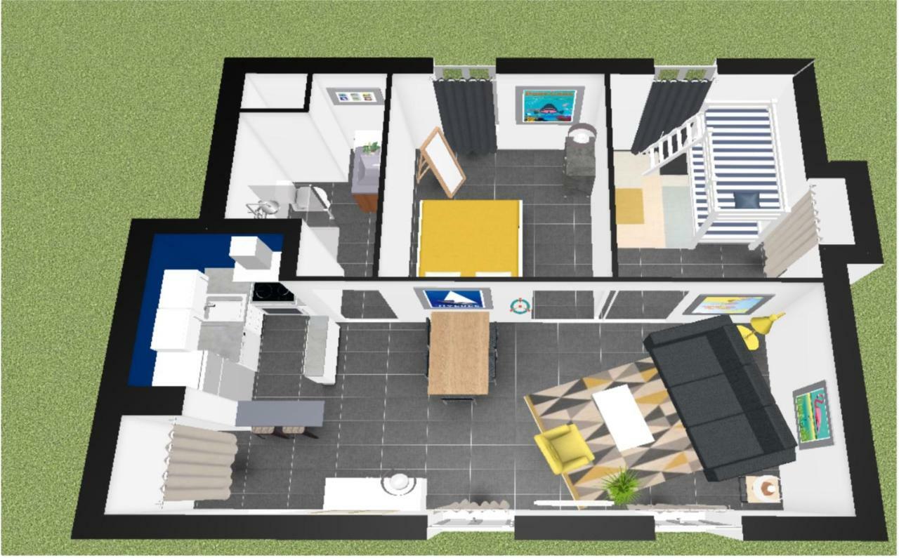 Petit Moulin-T3 Giens-Clim-Parking Apartment Hyères Екстериор снимка